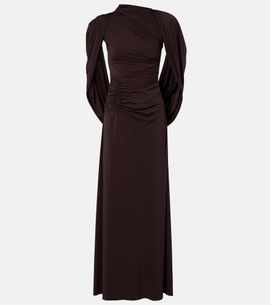 Rachel Gilbert Rachel Gilbert Aether draped jersey gown
