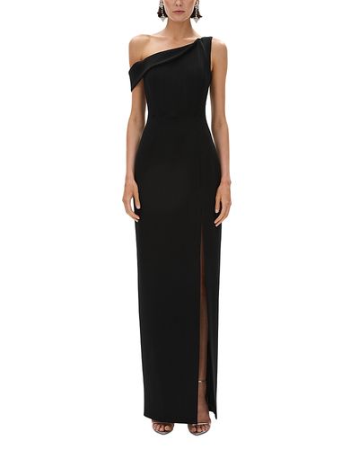 Rachel Gilbert Rachel Gilbert Emilie Asymmetric Side Slit Gown