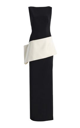 Rachel Gilbert Rachel Gilbert Exclusive Rick ColorBlocked Crepe Gown