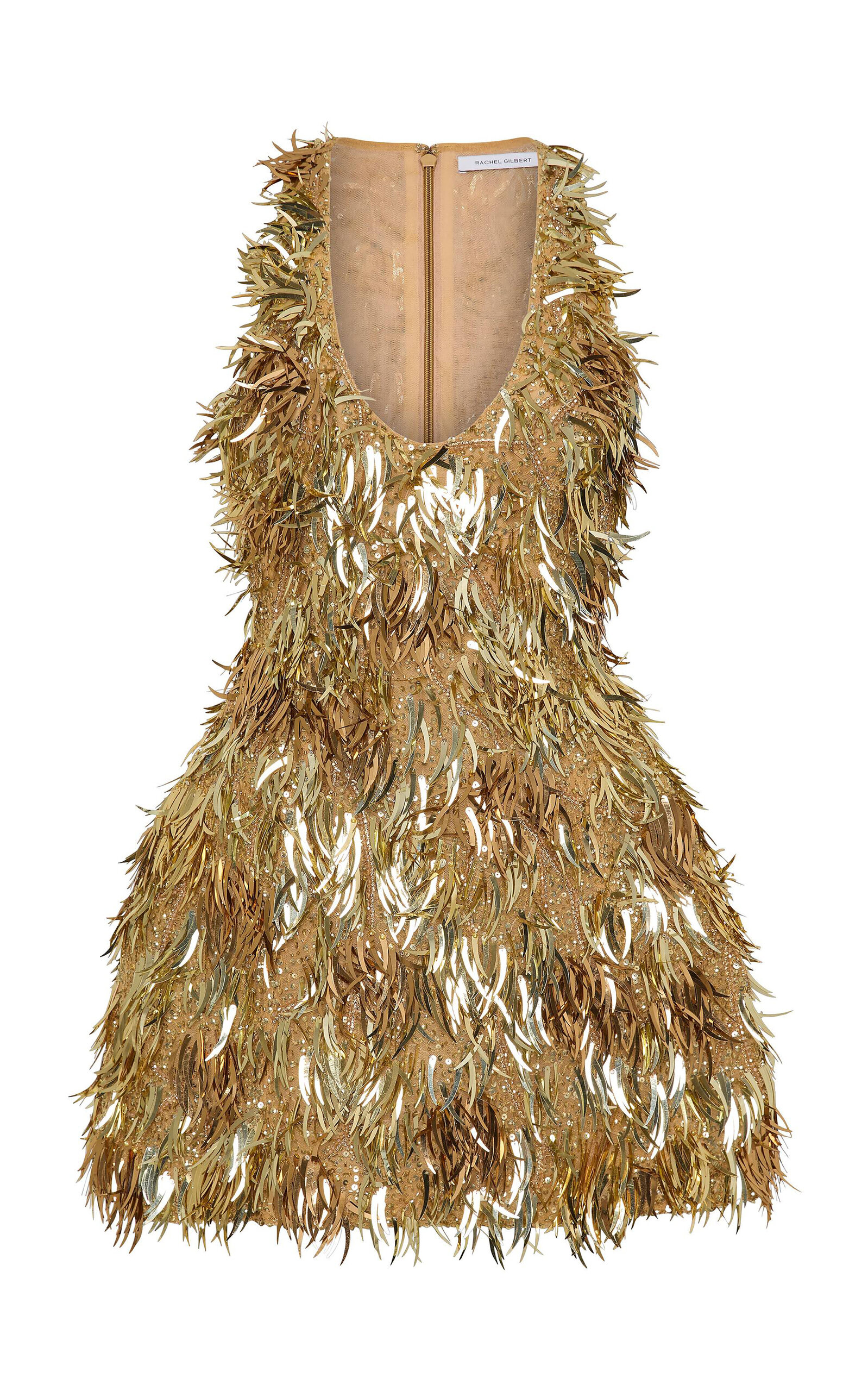 Rachel Gilbert Rachel Gilbert Floss Embellished Mini Dress