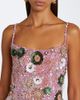 Rachel Gilbert Rachel Gilbert Francesca floral-appliqué corset dress - 3