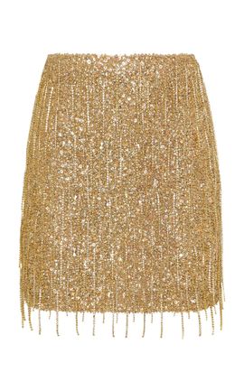 Rachel Gilbert Rachel Gilbert Frank WoolCashmere Fringe Mini Skirt