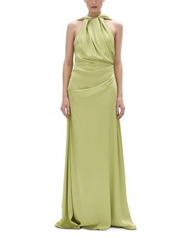Rachel Gilbert Rachel Gilbert Hallie Draped Cape Gown