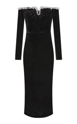 Rachel Gilbert Rachel Gilbert Lyon OffTheShoulder Midi Dress
