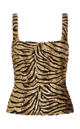 Rachel Gilbert Rachel Gilbert Maison CrystalEmbellished Tank Top