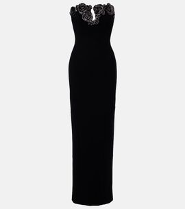 Rachel Gilbert Rachel Gilbert Mirage floral-appliquÃ© gown