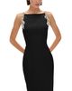 Rachel Gilbert Rachel Gilbert Oryx Embellished Column Gown - 5