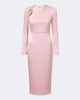 Rachel Gilbert Rachel Gilbert Oryx embellished crêpe satin cocktail dress - 1