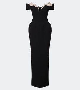 Rachel Gilbert Rachel Gilbert Oscar off-shoulder crêpe corset gown