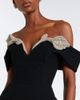 Rachel Gilbert Rachel Gilbert Oscar off-shoulder crêpe corset gown - 3