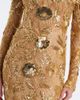 Rachel Gilbert Rachel Gilbert Pierre embellished floral-appliqué gown - 4