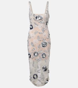 Rachel Gilbert Rachel Gilbert Pierre embellished midi dress