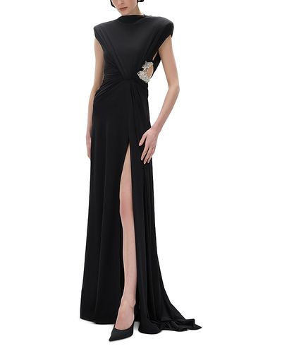 Rachel Gilbert Rachel Gilbert Rico Side Cutout Gown