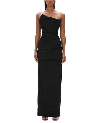 Rachel Gilbert Rachel Gilbert Salma Asymmetric Strapless Gown