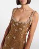 Rachel Gilbert Rachel Gilbert Solana embellished bustier dress - 4