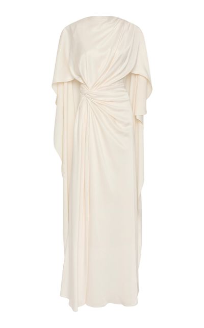 Rachel Gilbert Rachel Gilbert Sorrento Draped Cape Gown