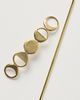 Rachel Pfeffer Rachel Pfeffer Brass Moon Phases Hair Pin - 3