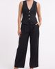 RACHEL Rachel Roy RACHEL Rachel Roy Annie Sleeveless Peplum Jumpsuit - 1