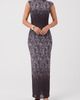 RACHEL Rachel Roy RACHEL Rachel Roy Coco Mock Neck Mesh Midi Dress - 1
