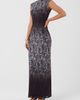 RACHEL Rachel Roy RACHEL Rachel Roy Coco Mock Neck Mesh Midi Dress - 3