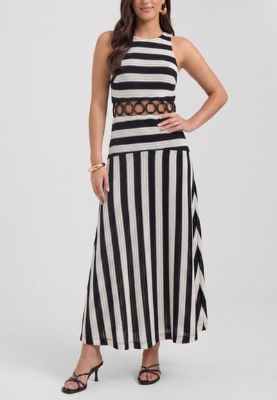RACHEL Rachel Roy RACHEL Rachel Roy Daphne Halter Neck Midi Dress