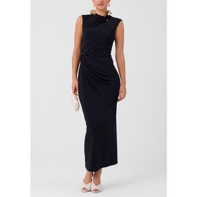 RACHEL Rachel Roy RACHEL Rachel Roy Daria High Neck Sleeveless Midi Dress
