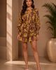 RACHEL Rachel Roy RACHEL Rachel Roy Florence Long Puff Sleeve Mini Dress - 4