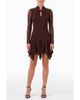 RACHEL Rachel Roy RACHEL Rachel Roy Giana Mesh Long Sleeve Mini Dress - 1