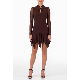 RACHEL Rachel Roy RACHEL Rachel Roy Giana Mesh Long Sleeve Mini Dress