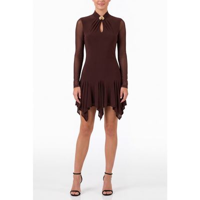 RACHEL Rachel Roy RACHEL Rachel Roy Giana Mesh Long Sleeve Mini Dress