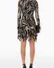 RACHEL Rachel Roy RACHEL Rachel Roy Giana Printed Mesh Sleeve Mini Dress - 2
