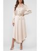 RACHEL Rachel Roy RACHEL Rachel Roy Gilian Long Sleeve Satin Shirt Dress - 1