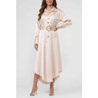 RACHEL Rachel Roy RACHEL Rachel Roy Gilian Long Sleeve Satin Shirt Dress