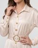 RACHEL Rachel Roy RACHEL Rachel Roy Gilian Long Sleeve Satin Shirt Dress - 4
