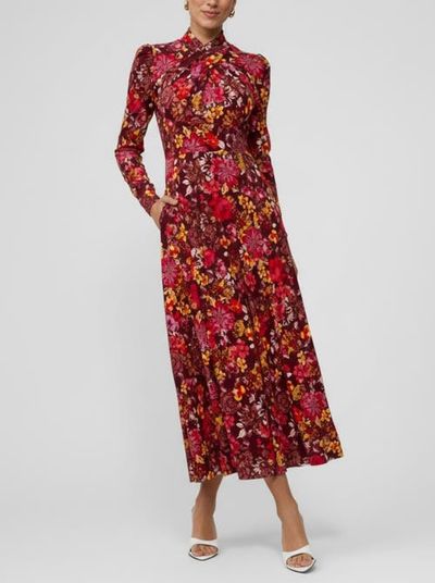RACHEL Rachel Roy RACHEL Rachel Roy Harland Long Sleeve Halter Maxi Dress