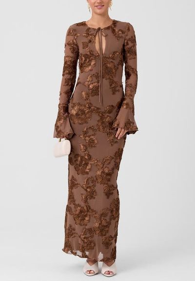 RACHEL Rachel Roy RACHEL Rachel Roy Juliet Long Sleeve Soutache Maxi Dress