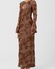RACHEL Rachel Roy RACHEL Rachel Roy Juliet Long Sleeve Soutache Maxi Dress - 3