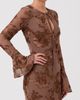 RACHEL Rachel Roy RACHEL Rachel Roy Juliet Long Sleeve Soutache Maxi Dress - 4
