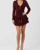 RACHEL Rachel Roy RACHEL Rachel Roy Kitra Lace Up Mini Dress - 1