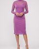 RACHEL Rachel Roy RACHEL Rachel Roy Lydia Mock Neck Mesh Dress - 1