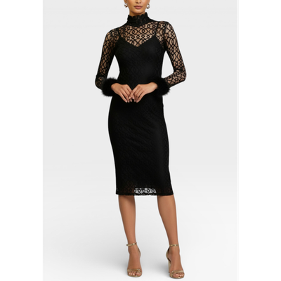 RACHEL Rachel Roy RACHEL Rachel Roy Lydie Turtleneck Midi Dress