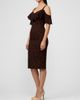 RACHEL Rachel Roy RACHEL Rachel Roy Marcella Printed Off the Shoulder Ruffle Midi Dress - 3