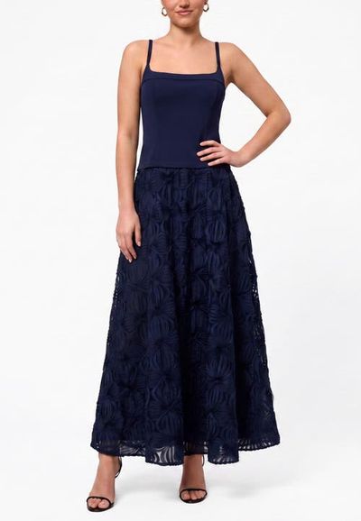 RACHEL Rachel Roy RACHEL Rachel Roy Mira Square Neck Maxi Dress