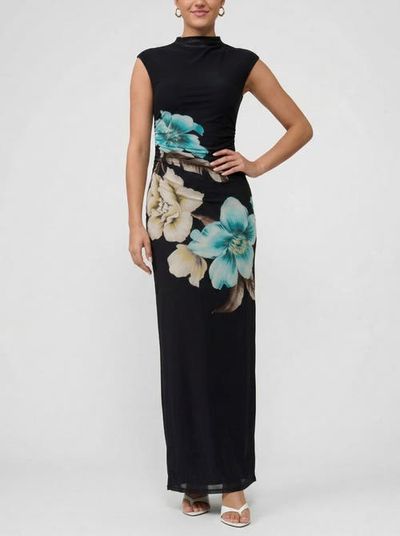 RACHEL Rachel Roy RACHEL Rachel Roy Nina Sleeveless High Neck Maxi Dress
