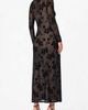 RACHEL Rachel Roy RACHEL Rachel Roy Ramy Flocked Mesh Midi Dress - 2
