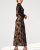 RACHEL Rachel Roy RACHEL Rachel Roy Ramy Flocked Mesh Midi Dress - 4