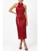 RACHEL Rachel Roy RACHEL Rachel Roy Sequin Harland Halter Midi Dress - 1