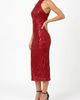 RACHEL Rachel Roy RACHEL Rachel Roy Sequin Harland Halter Midi Dress - 3