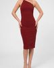 RACHEL Rachel Roy RACHEL Rachel Roy Sia One Shoulder Chain Strap Midi Dress - 1