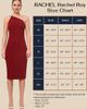 RACHEL Rachel Roy RACHEL Rachel Roy Sia One Shoulder Chain Strap Midi Dress - 5